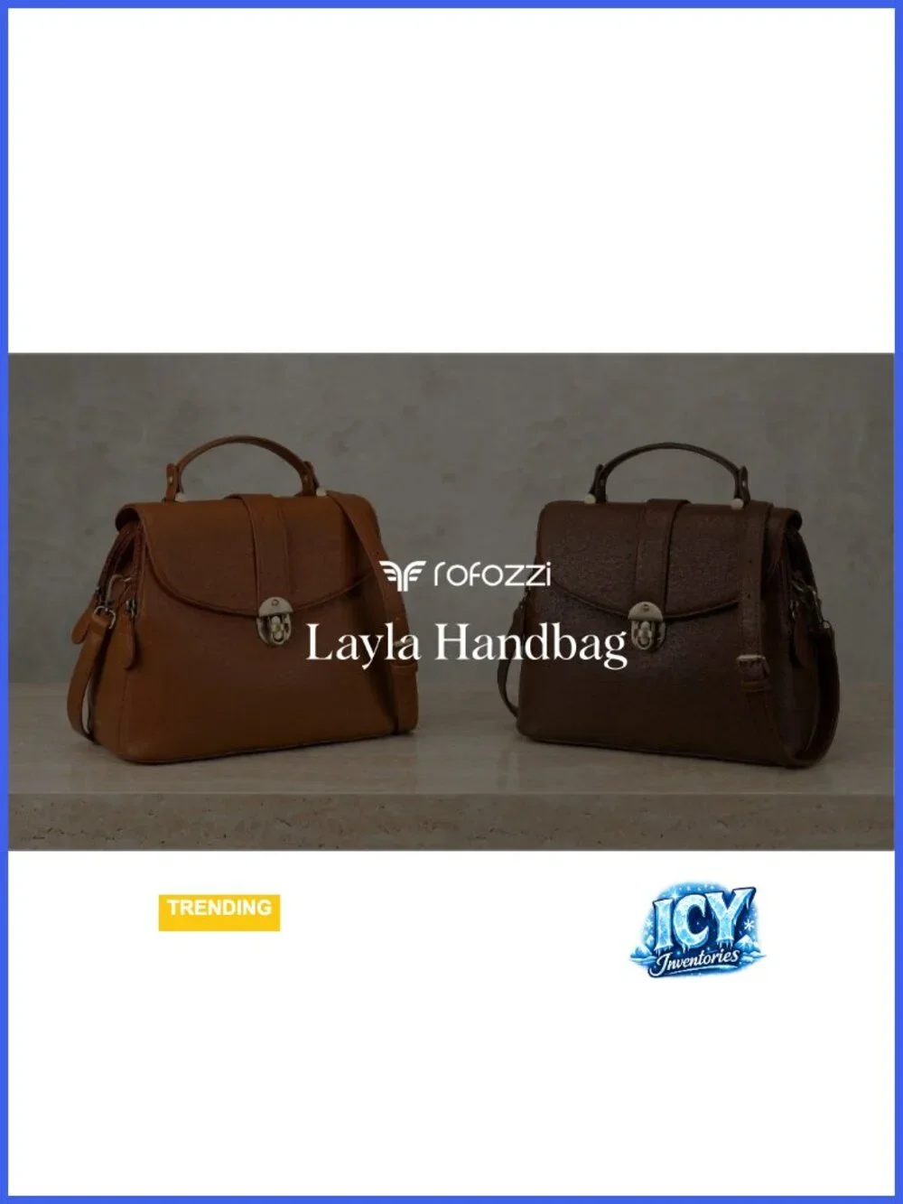 Vegan Leather Top Handle Handbag 3-in-1 Satchel Crossbody Shoulder Purse
